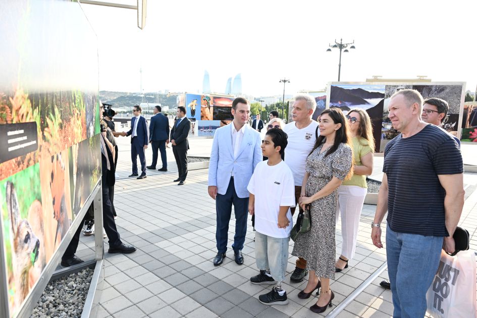 Leyla Aliyeva attends opening of photo exhibition dedicated to 100th anniversary of Nature Conservation in Azerbaijan [PHOTOS]