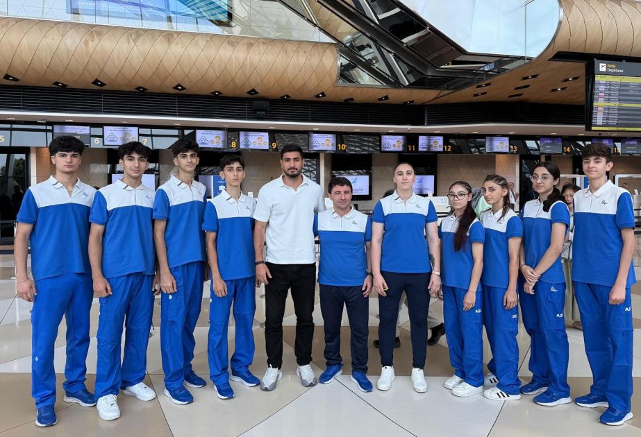 Azerbaijani taekwondo fighters set off for North Macedonia
