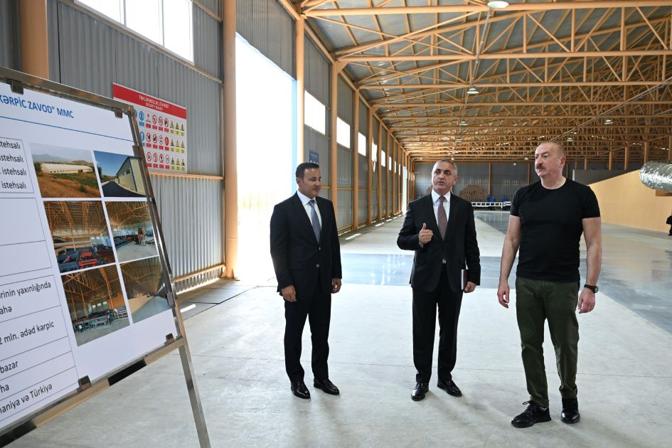 Khojaly brick factory inaugurated