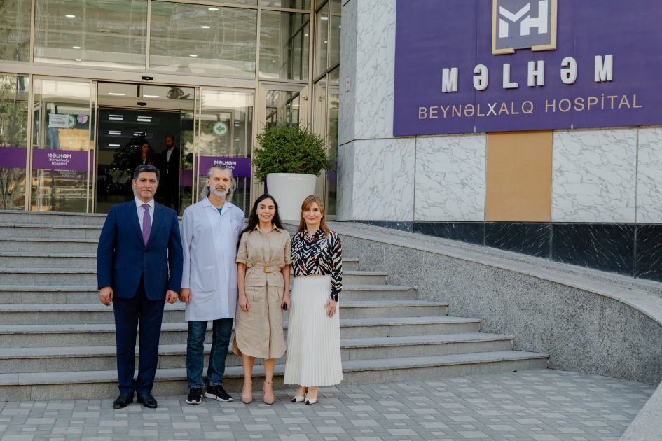 Vice-President of the Heydar Aliyev Foundation Leyla Aliyeva visits “Melhem Hospital” [PHOTOS]