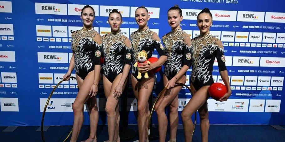 First-ever Universiade medal for Azerbaijani group gymnasts [PHOTOS]
