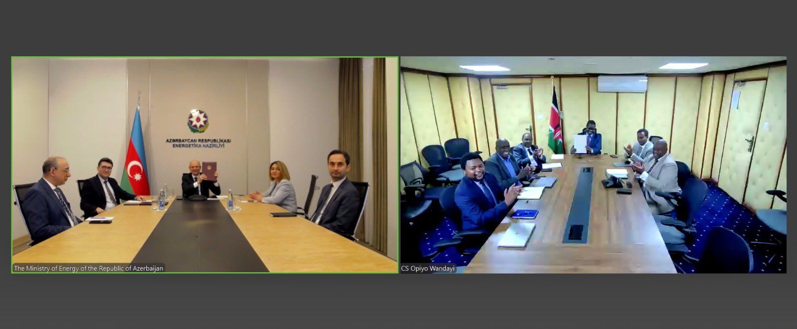 Baku and Nairobi ink MoU to expand energy ties
