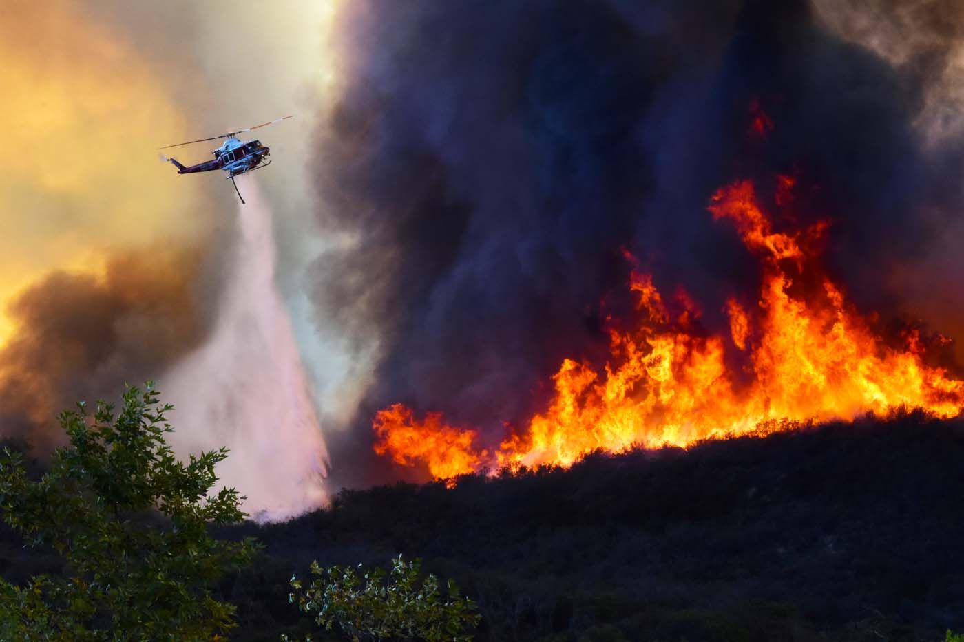 Helicopters dispatched to battle wildfires in Aghdam and Aghdara