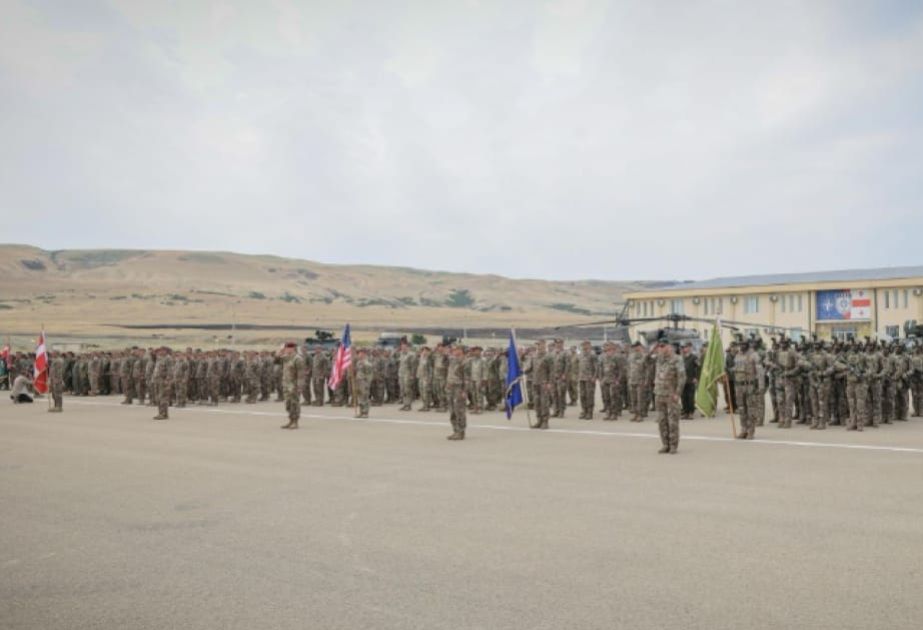 Azerbaijani observers attend ongoing multinational military drills in Georgia