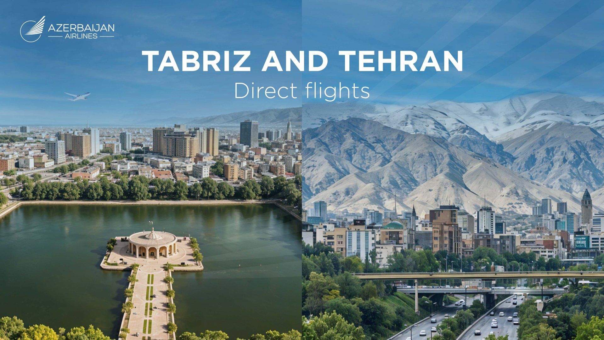 AZAL launches flights to two cities in Iran