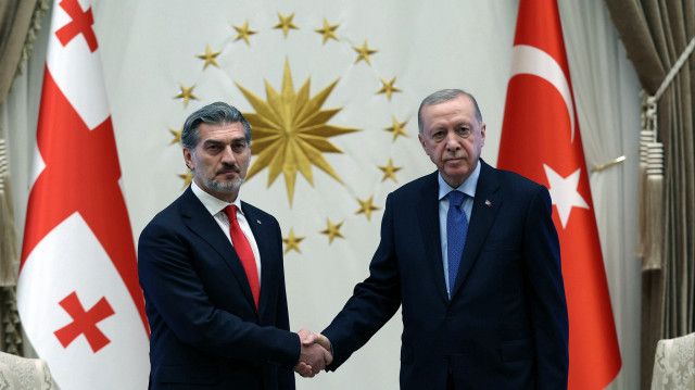 President Erdoğan hosts Georgian counterpart for high-level talks in Ankara