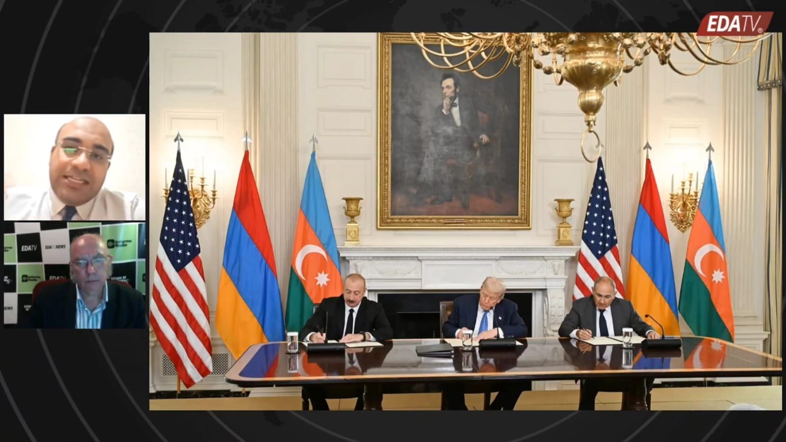 Spain-based EDATV highlights historic Washington meeting between Azerbaijani, Armenian leaders [VIDEO]