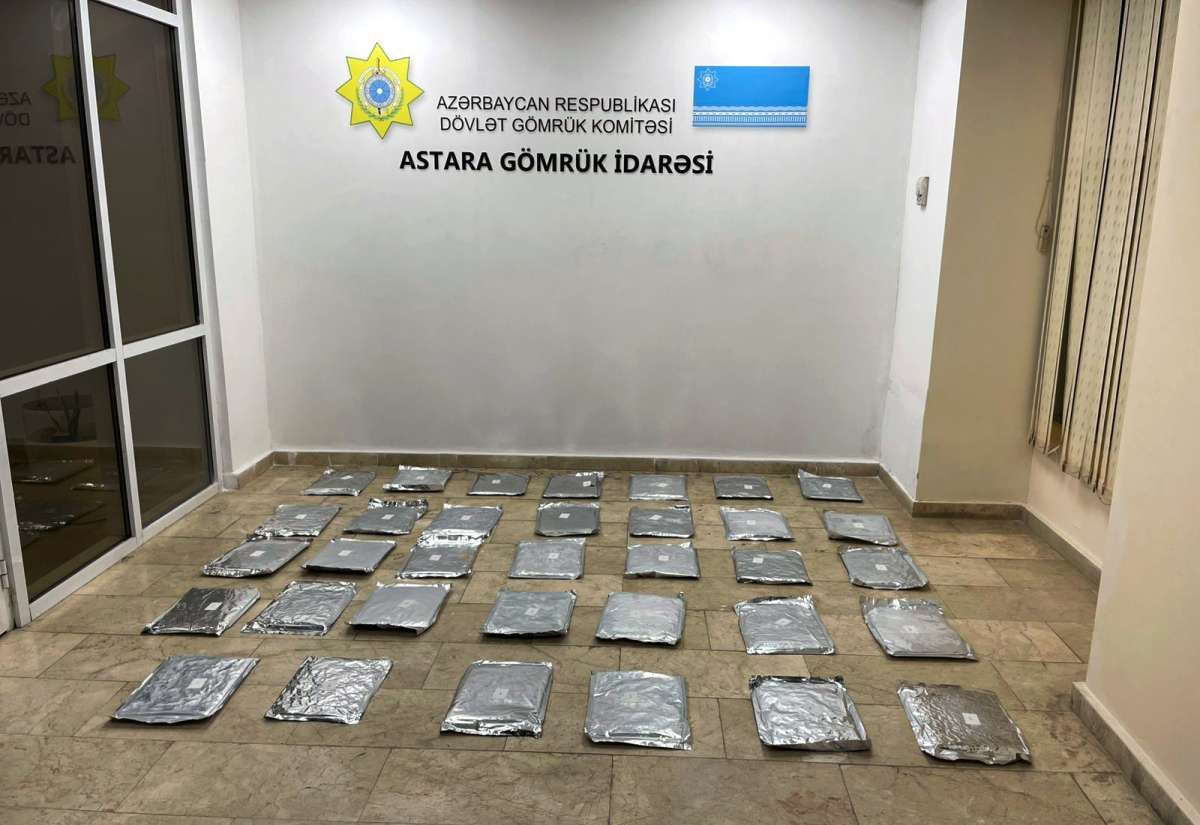 Large drug shipment intercepted at Astara customs post