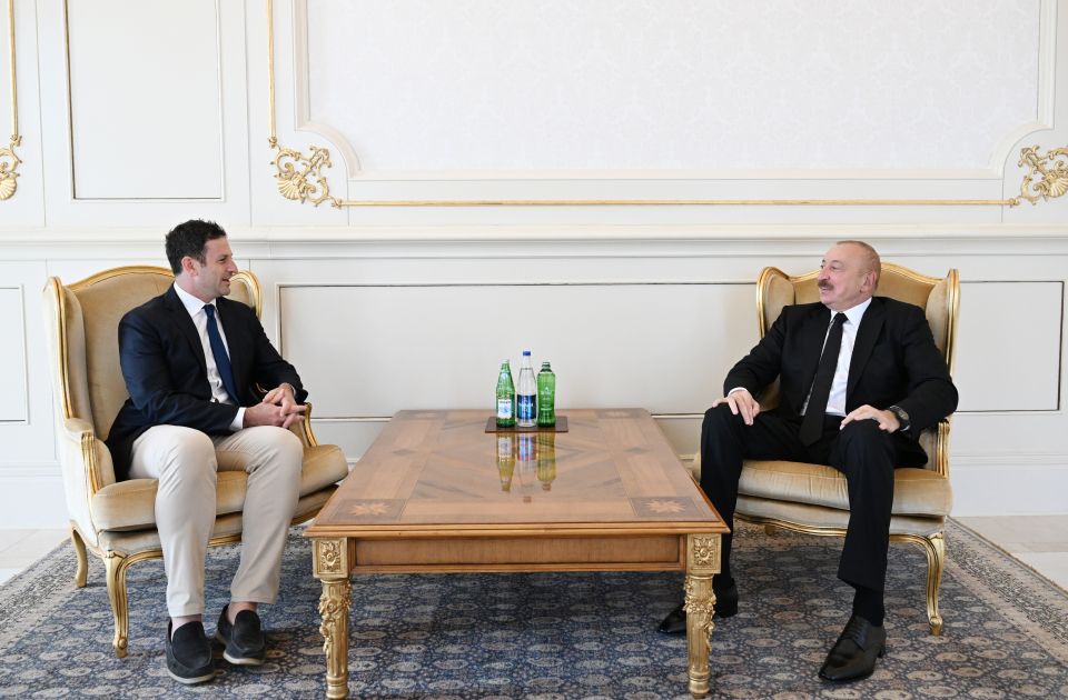 President Ilham Aliyev receives president of global affairs at Goldman Sachs Group Inc [PHOTOS/VIDEO]