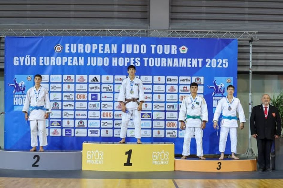 Azerbaijani judokas win four medals in Hungary