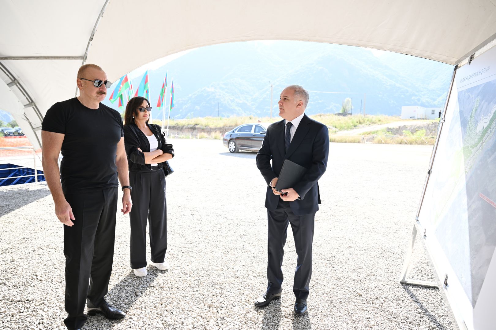 President Ilham Aliyev, First Lady Mehriban Aliyeva attend groundbreaking ceremony for fourth residential complex in Kalbajar [PHOTO/VIDEO]