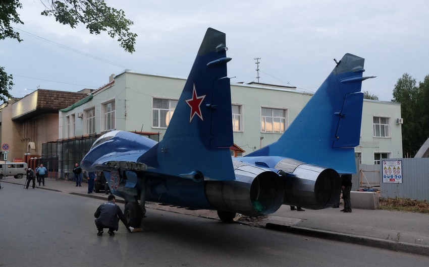 Incident with Russian fighter jet during transportation in Yerevan