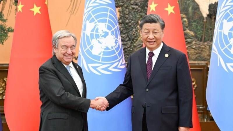 Xi Jinping reaffirms China’s commitment to UN during meeting with Antonio Guterres