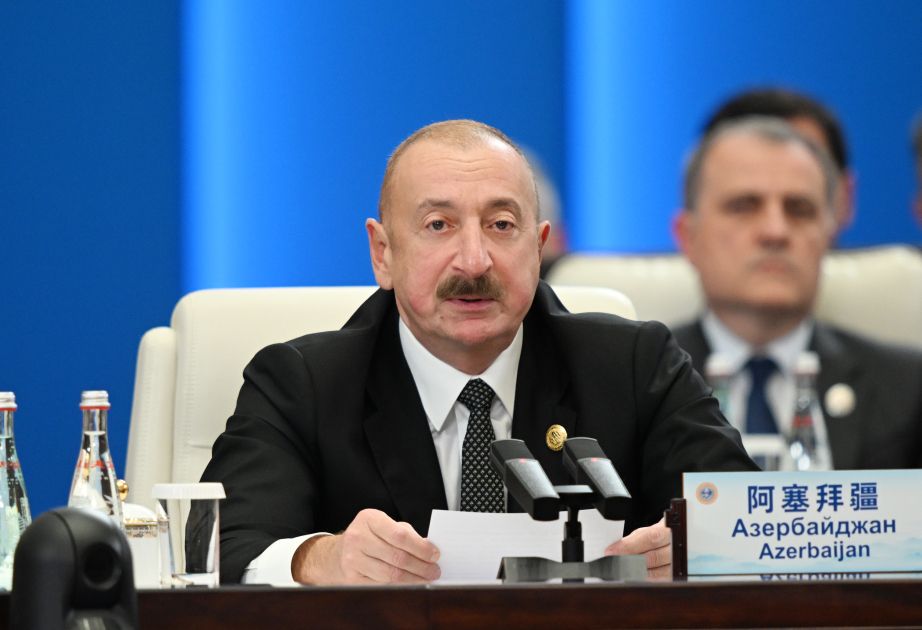 President Ilham Aliyev: Over the past two years, Azerbaijan-China relations have reached a qualitatively new level