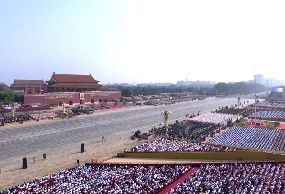 President Ilham Aliyev attending China’s parade marking 80th anniversary of WWII victory [PHOTOS/VIDEO]