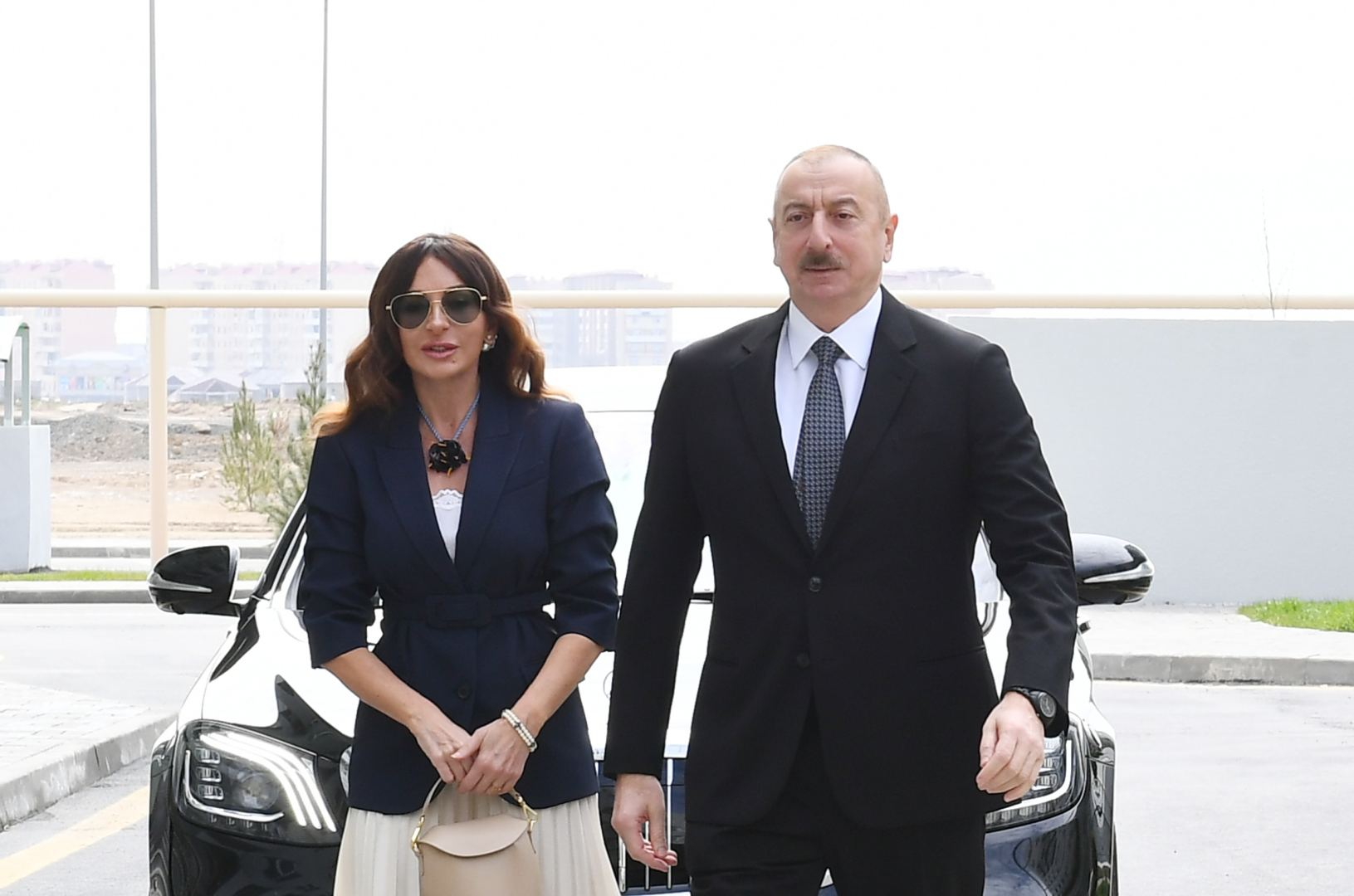President Ilham Aliyev, First Lady Mehriban Aliyeva attend reception in honor of heads of state and spouses observing parade in Beijing [VIDEO]