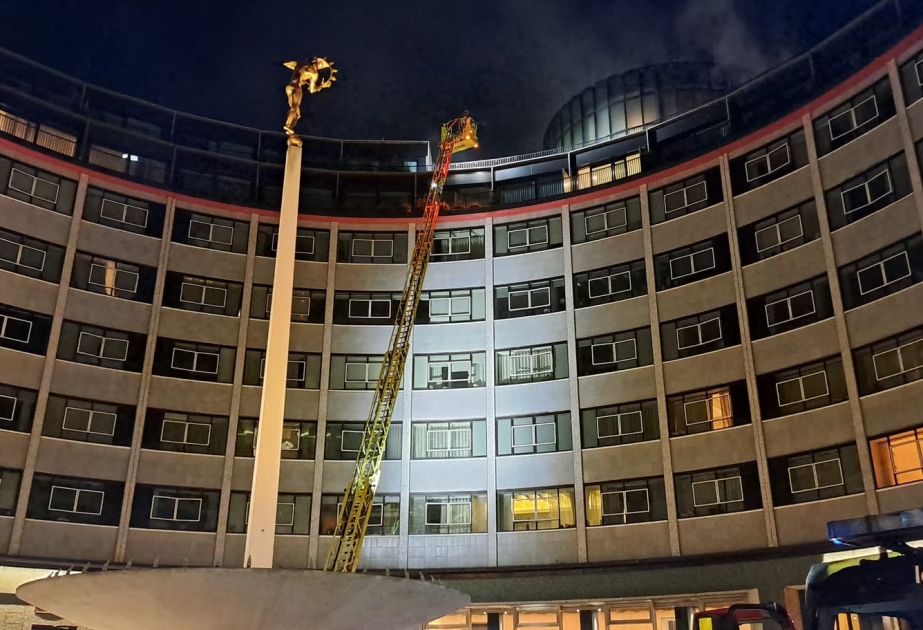 Fire breaks out at former BBC building in London