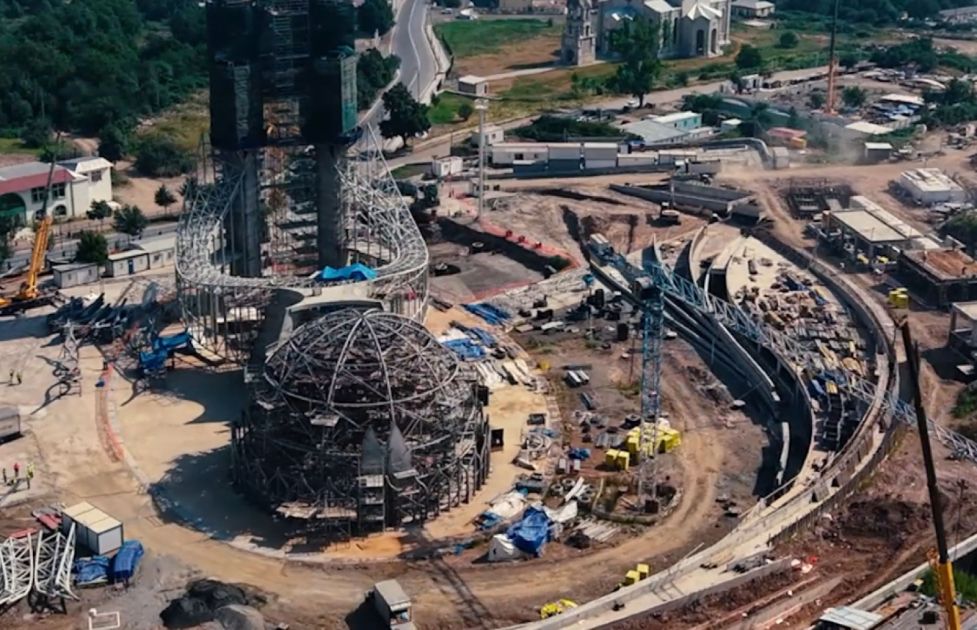 New Shusha Mosque under construction [PHOTOS/VIDEO]
