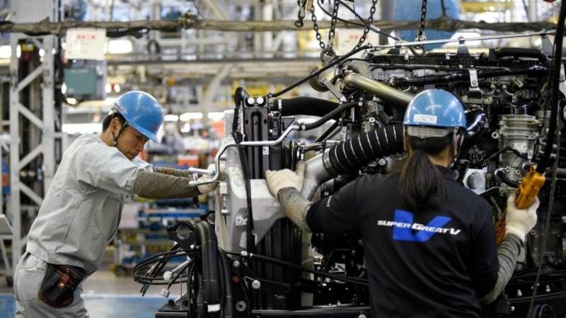 Japan's industrial output declined in July