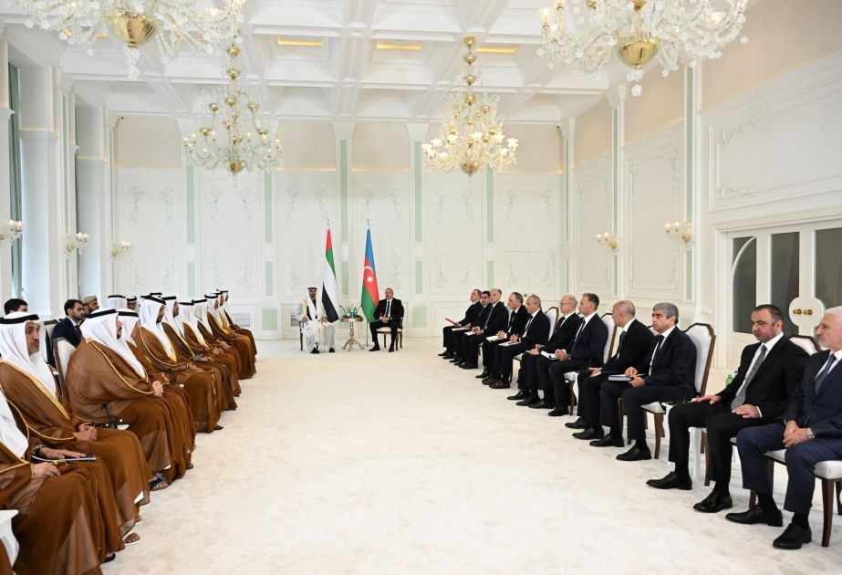 Sheikh Mohamed bin Zayed Al Nahyan: We wish to elevate our bilateral relations with friendly Azerbaijan to a higher level