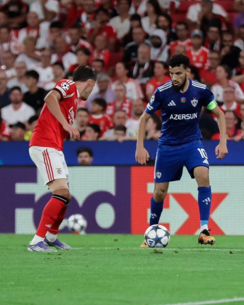 FC Qarabag secures historic victory over Benfica in UEFA Champions League [PHOTOS]