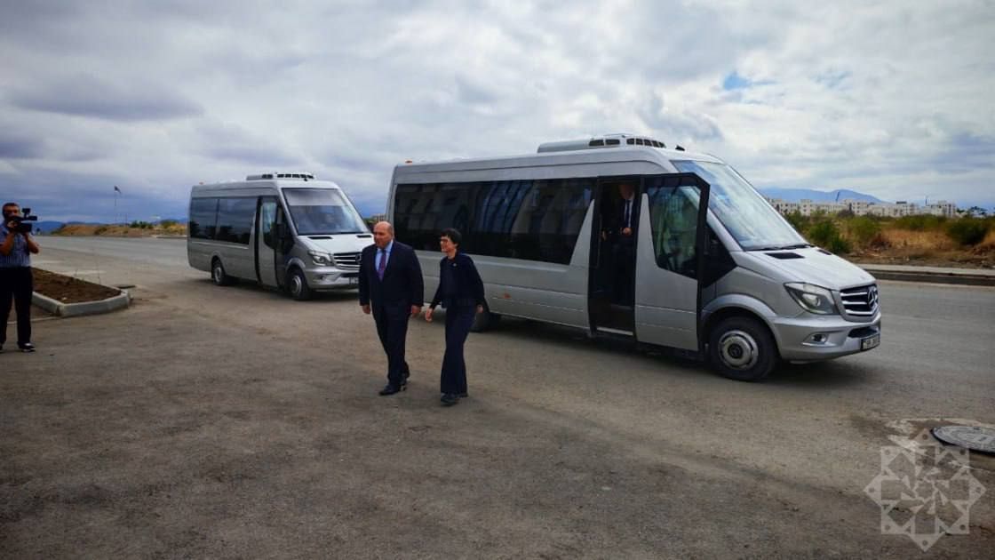 EU Commissioner Marta Kos begins visit to Aghdam [PHOTO]