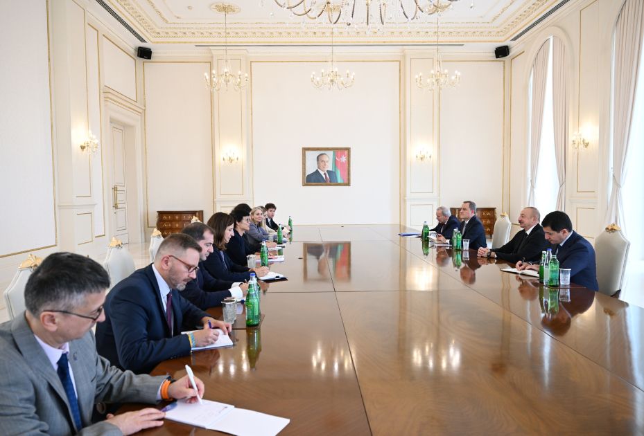 President Ilham Aliyev receives Commissioner Marta Kos [PHOTOS]