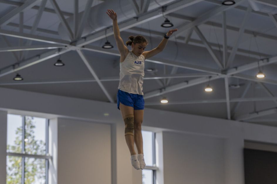 Azerbaijan's trampoline gymnasts prepare for 3rd CIS Games [PHOTOS]