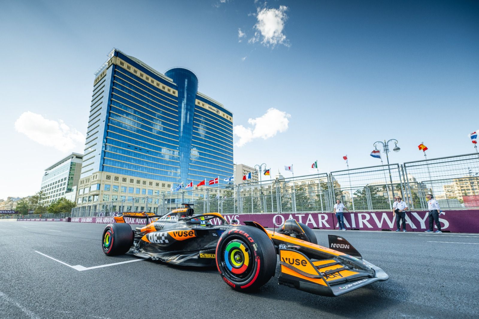 Formula 1 sets pace on second day in Azerbaijan's Grand Prix
