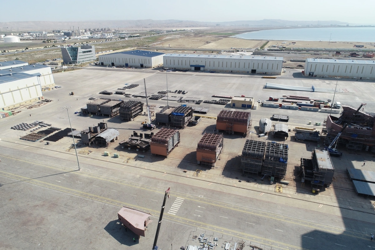 Baku Shipyard continues construction of three new ASCO tanker [PHOTOS]