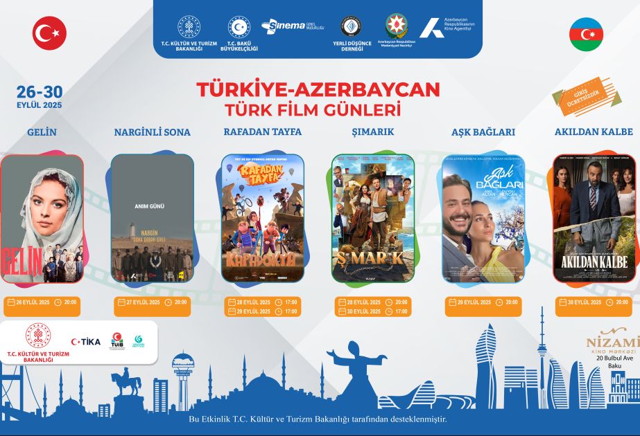 8th Turkish Film Days to be held in Baku