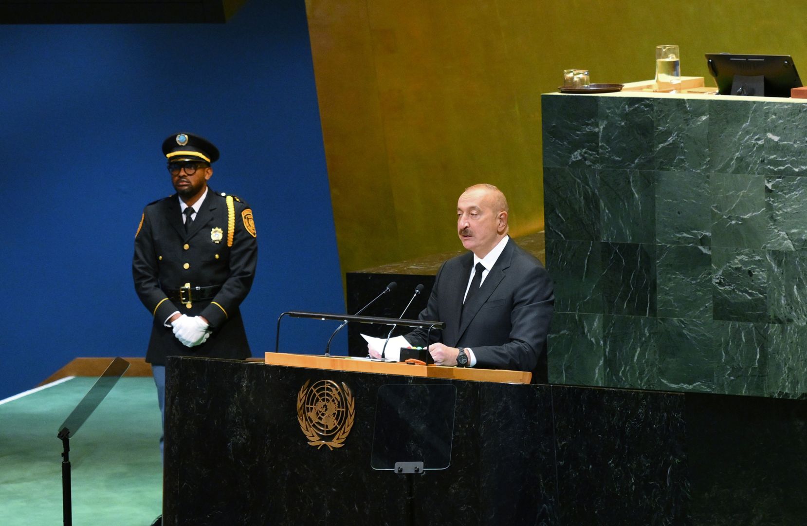 President Aliyev puts Azerbaijan’s story at heart of global justice debate