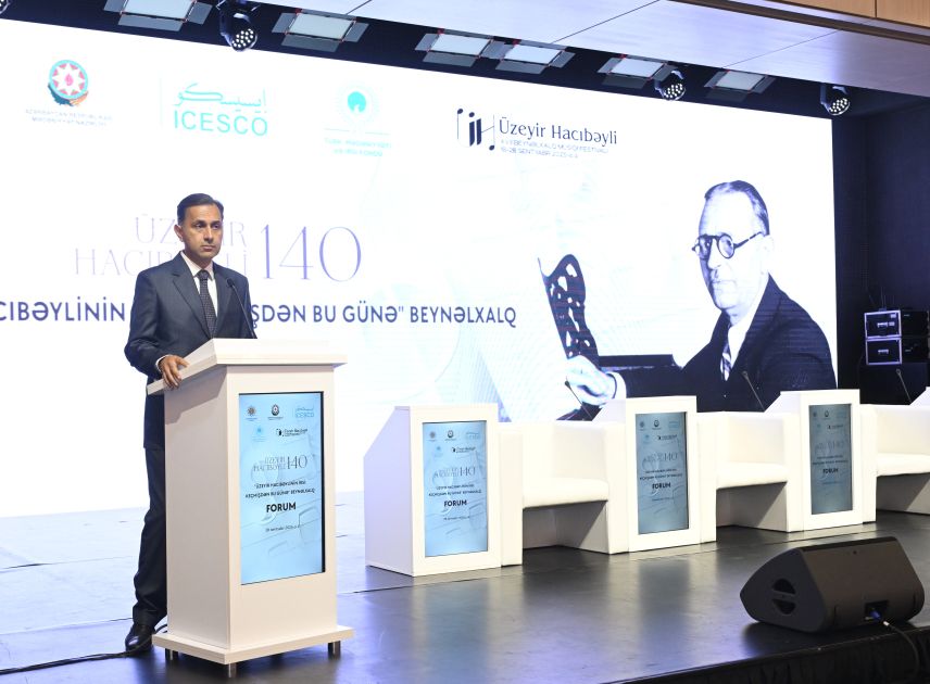 Uzeyir Hajibayli Int'l Forum kicks off in Baku [PHOTOS]