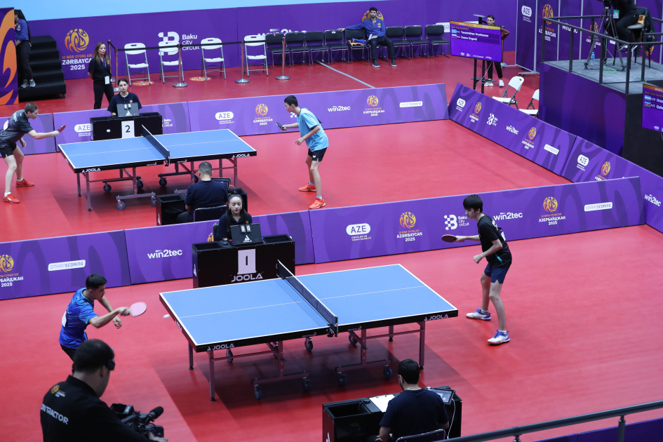 Azerbaijani boys’ and girls’ teams claim silver in table tennis at 3rd CIS Games