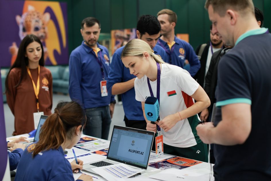 Media center for third CIS Games opens in Ganja [PHOTOS]