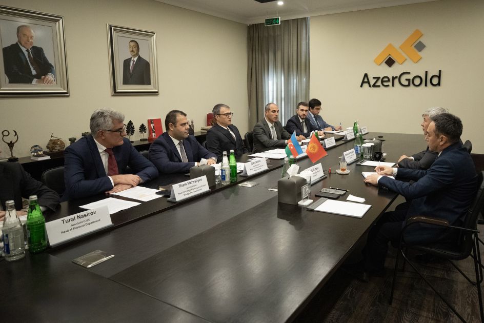 AzerGold Chairman holds discussions with Kyrgyzstan's Ambassador [PHOTOS]
