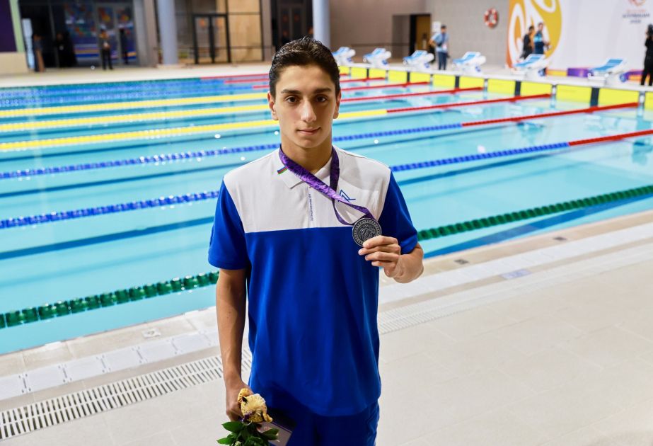 CIS Games: Azerbaijani swimmer takes second place