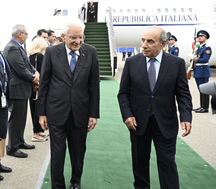 President of Italy Sergio Mattarella arrives in Azerbaijan on official visit [PHOTOS]