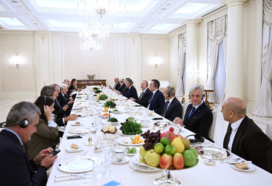 Official reception held in honor of Italian President Sergio Mattarella