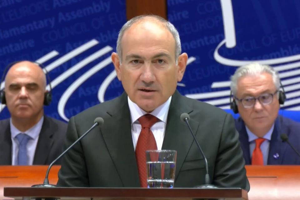 Pashinyan credits Trump for role in Armenia-Azerbaijan peace at PACE session