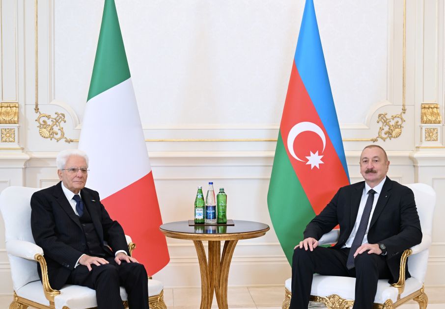 One-on-one meeting between President Ilham Aliyev, President Sergio Mattarella kicks off [PHOTOS]