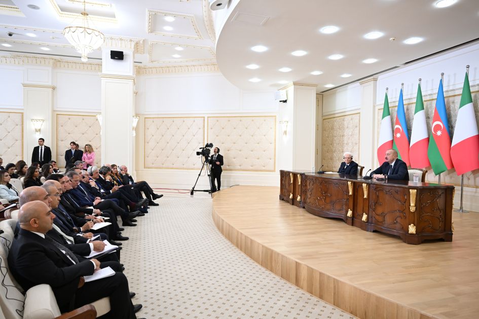 President Ilham Aliyev, President Sergio Mattarella make press statements [PHOTOS/VIDEO]