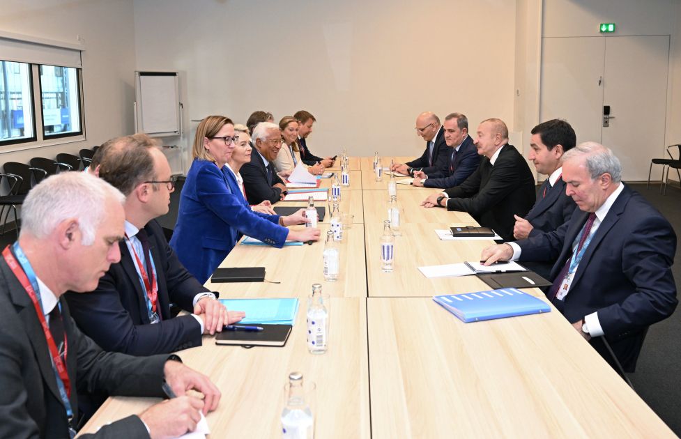 President Ilham Aliyev meets European Council and European Commission presidents in Copenhagen [PHOTOS]