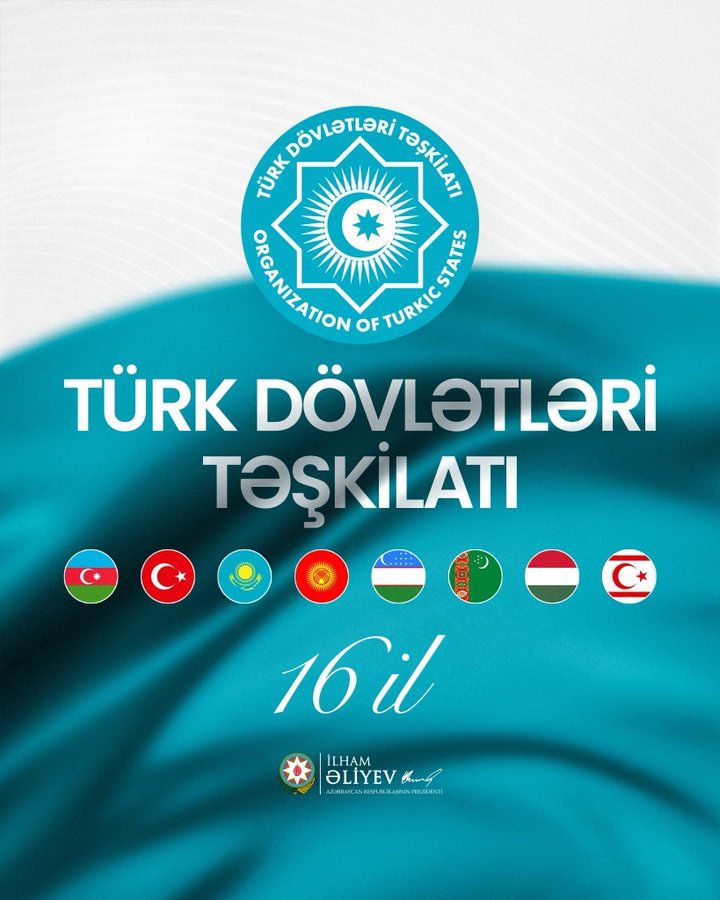 President Ilham Aliyev shares post on October 3 - Turkic States Cooperation Day
