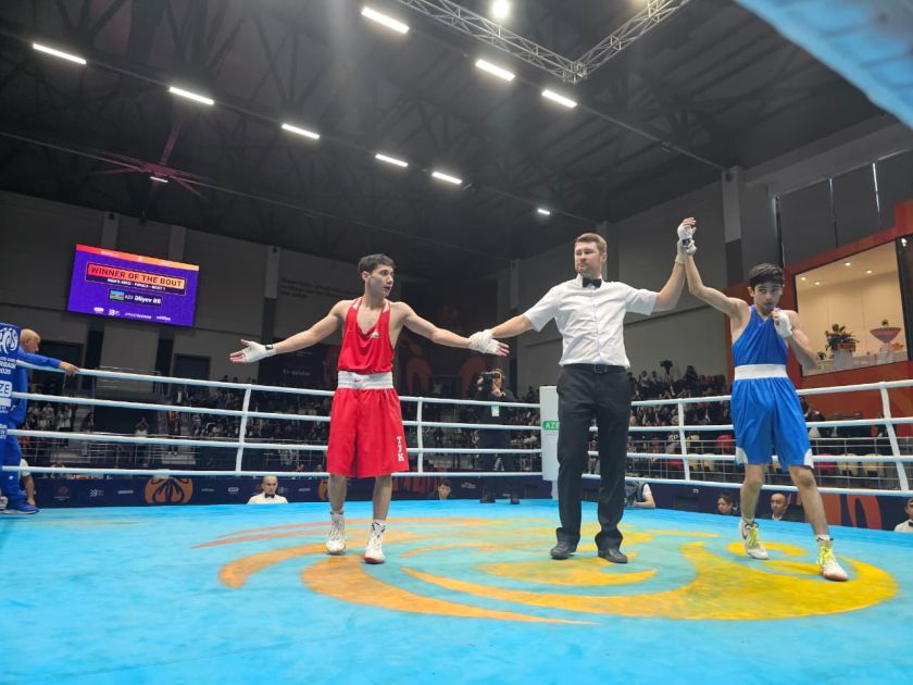 Azerbaijan wins two gold medals in boxing at 3rd CIS Games