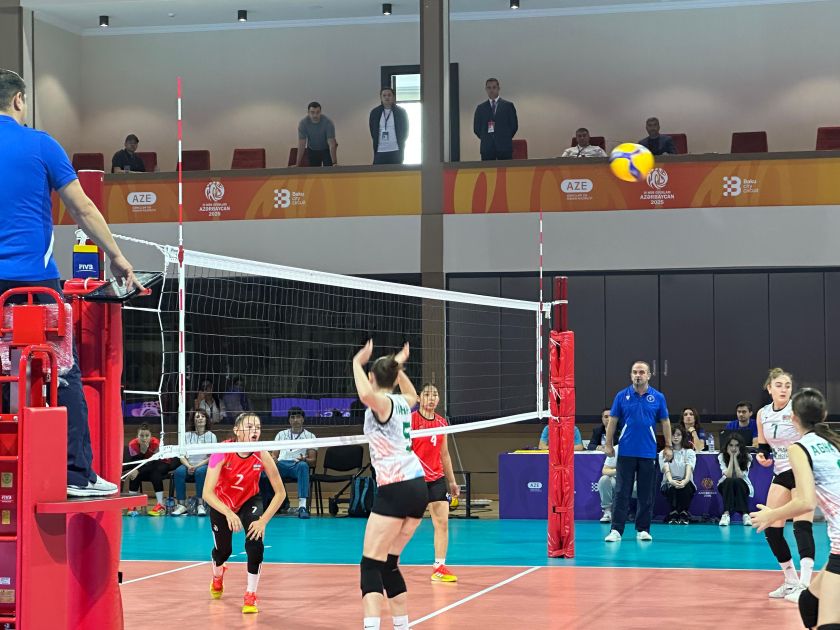Azerbaijan women's volleyball team wins bronze at CIS Games [PHOTOS]