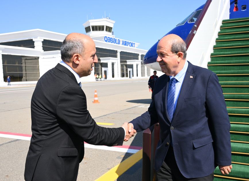 President of Turkish Republic of Northern Cyprus arrives in Azerbaijan [PHOTO]