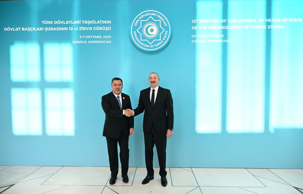 President Ilham Aliyev welcomes Heads of State and Government participating in 12th Summit of OTS Council of Heads of State in Gabala [PHOTOS]