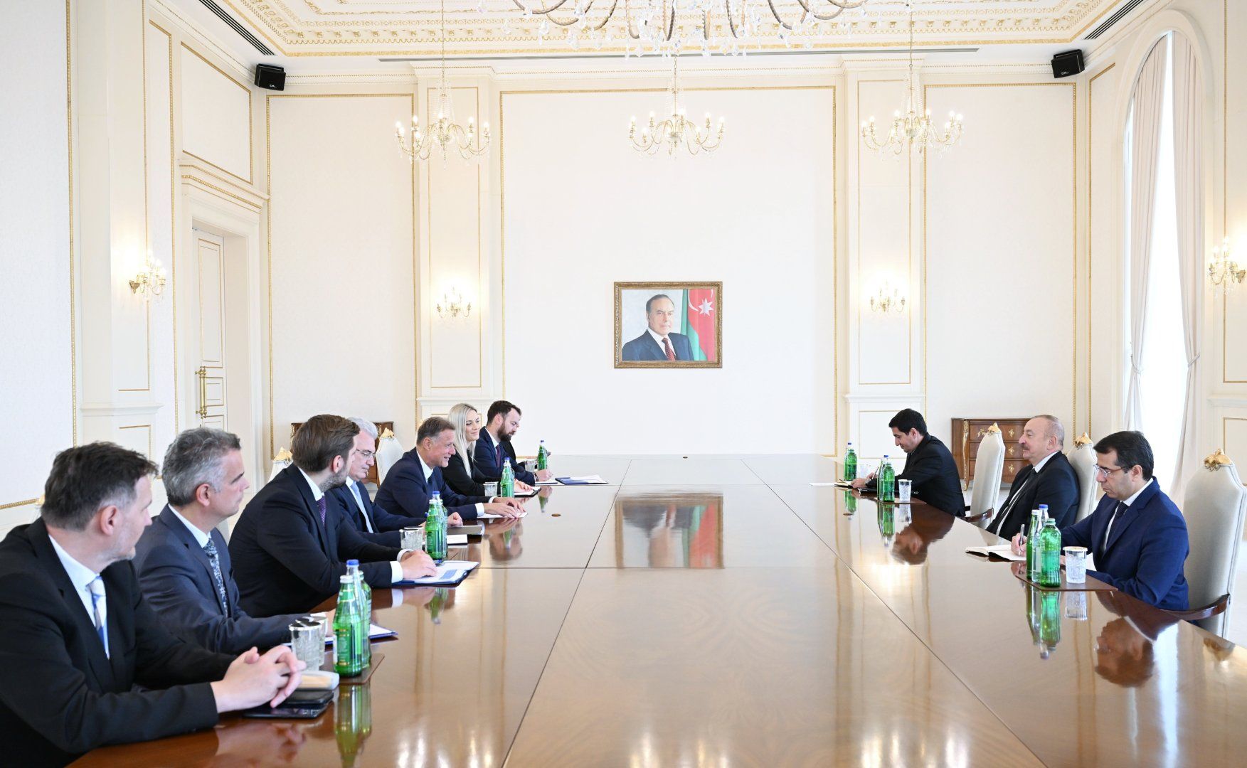 President Ilham Aliyev receives delegation led by Speaker of Croatian Parliament [PHOTOS/VIDEO]