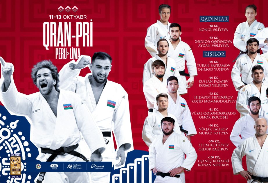 Azerbaijani judo team to compete at Lima Grand Prix 2025